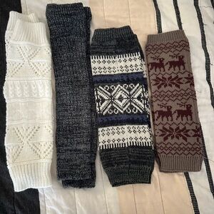 Cozy Knit Leg Warmers Set
